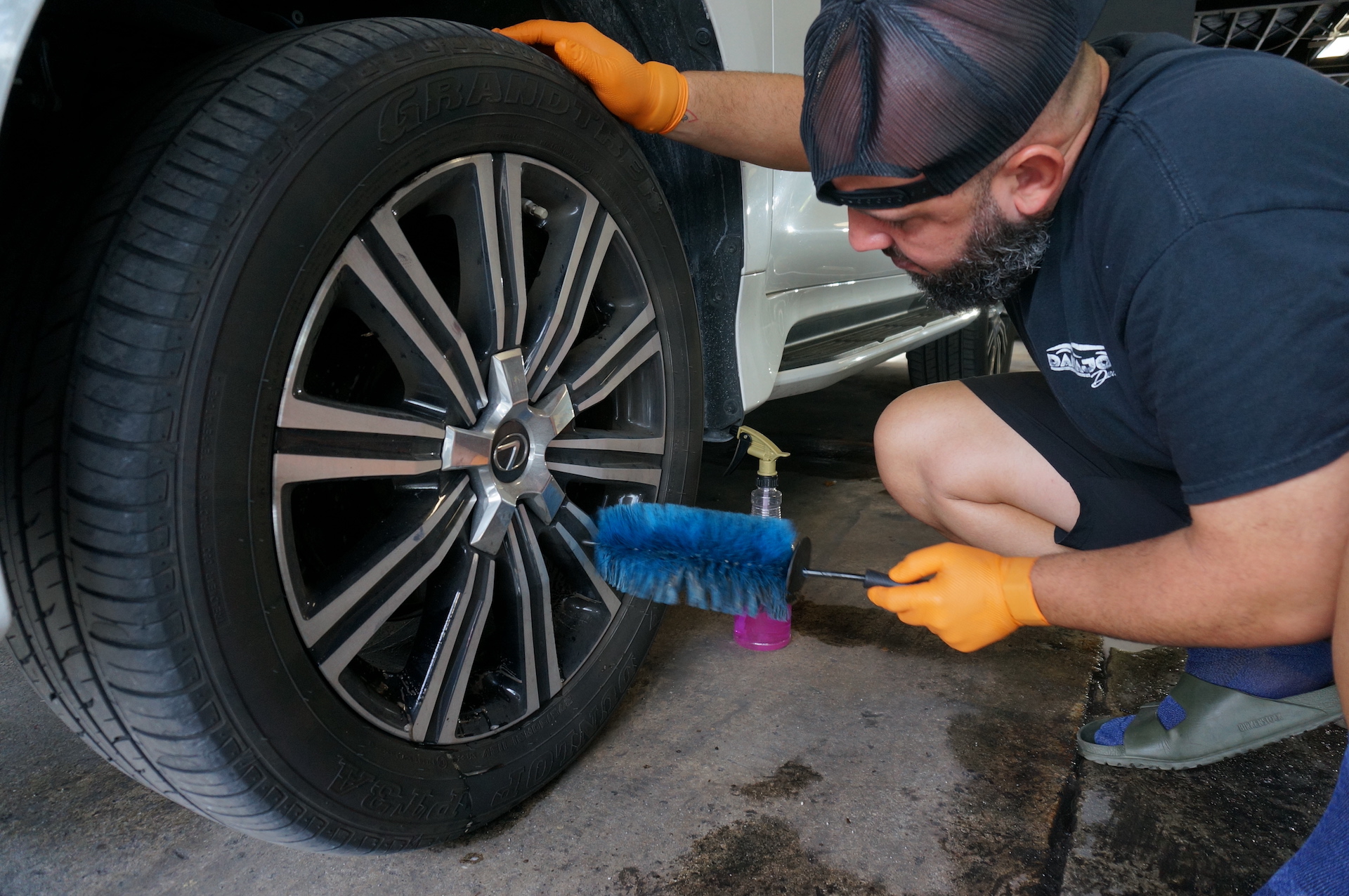 Car care and detailing: wheels wash